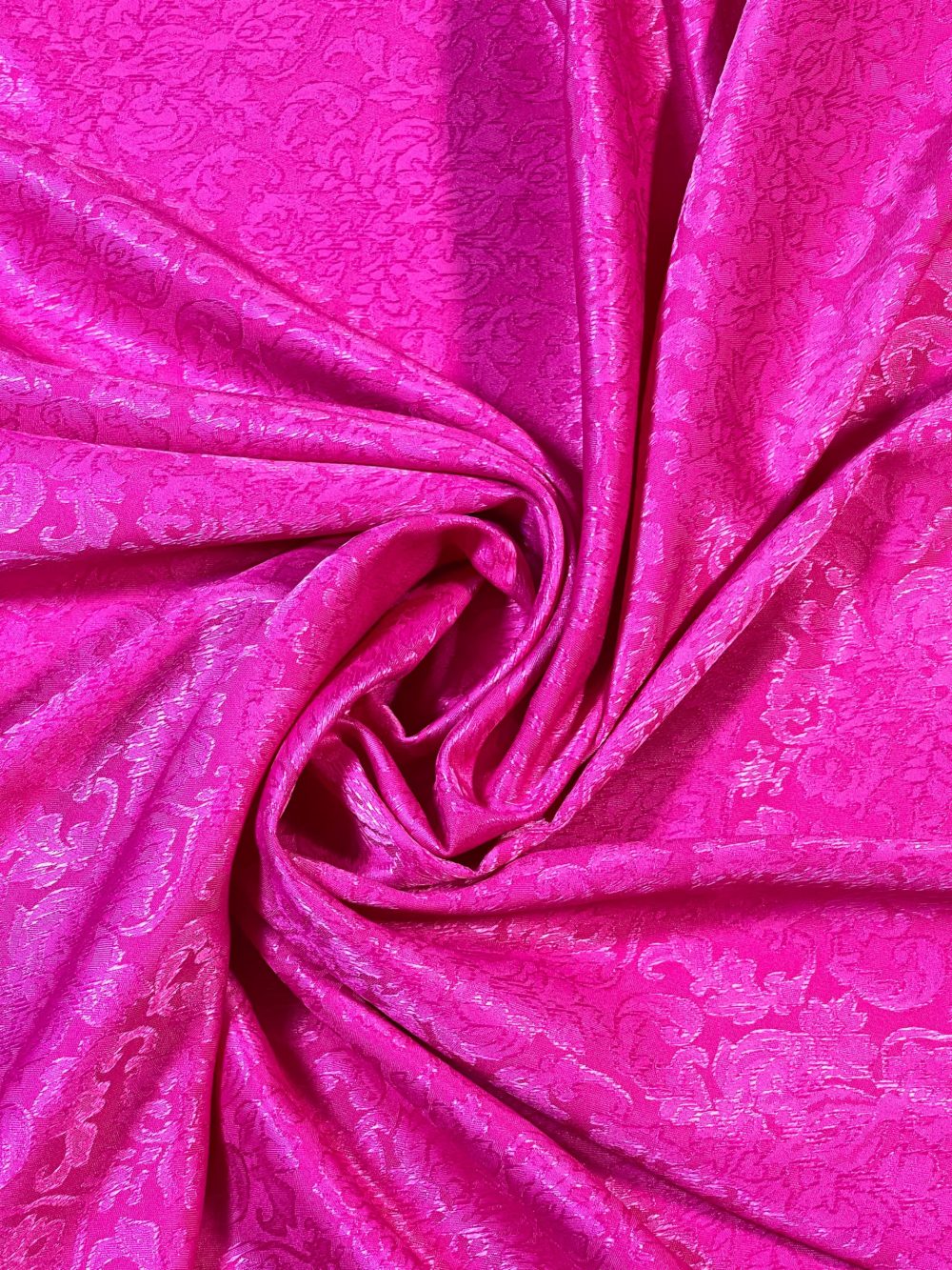 Pink Tonal Satin Jacquard