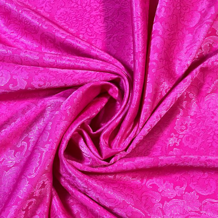 Pink Tonal Satin Jacquard